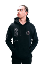 Load image into Gallery viewer, Blackguard Bway Hoodie - Black / Red / White