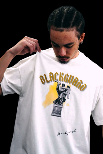 Blackguard MYPK Angel Oversize Tshirt - White / Yellow
