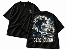 Load image into Gallery viewer, Blackguard Undertow Oversize T-shirt - Black