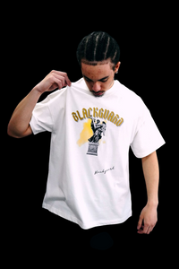 Blackguard MYPK Angel Oversize Tshirt - White / Yellow