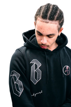Load image into Gallery viewer, Blackguard Bway Hoodie - Black / Red / White