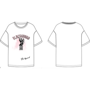 Blackguard MYPK Angel Oversize Tshirt - White / Pink