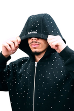 Load image into Gallery viewer, Blackguard Rhine Stone Zip-Up Hoodie